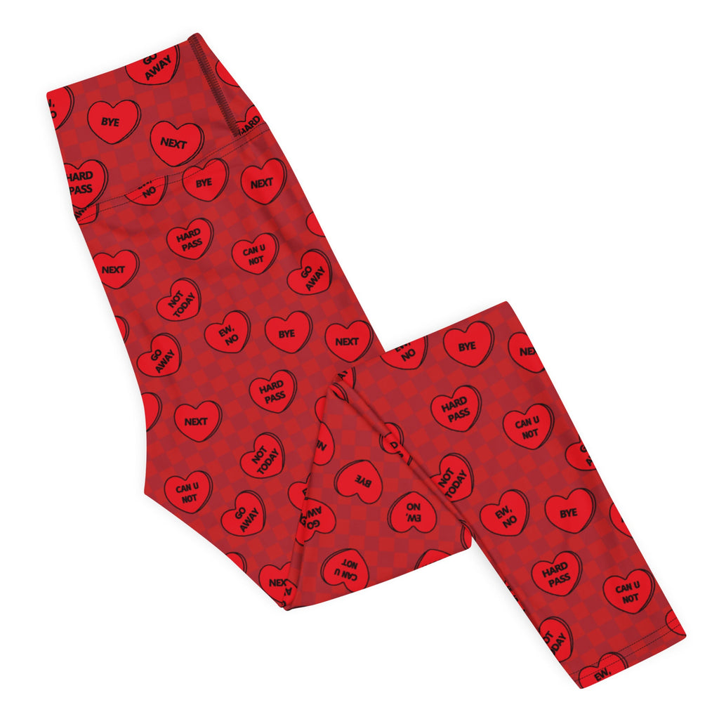 Sassy Hearts Yoga Leggings