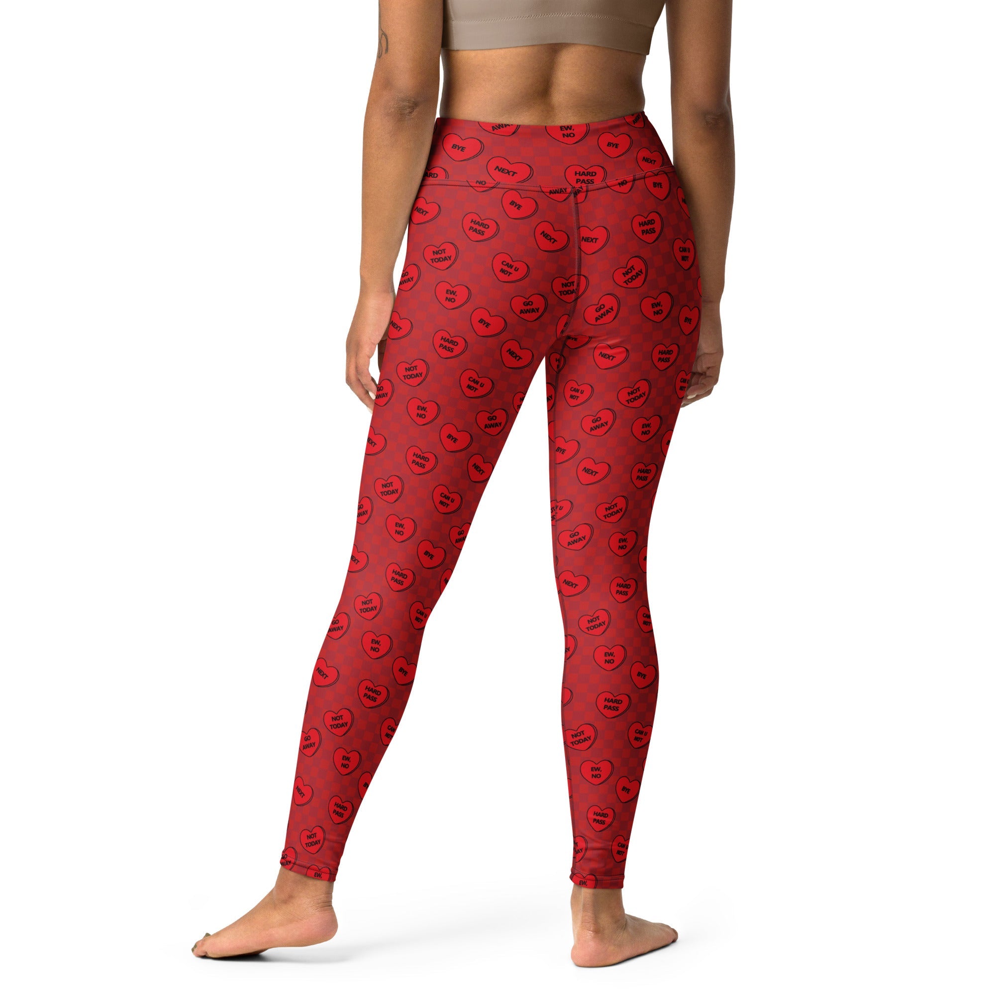 Sassy Hearts Yoga Leggings
