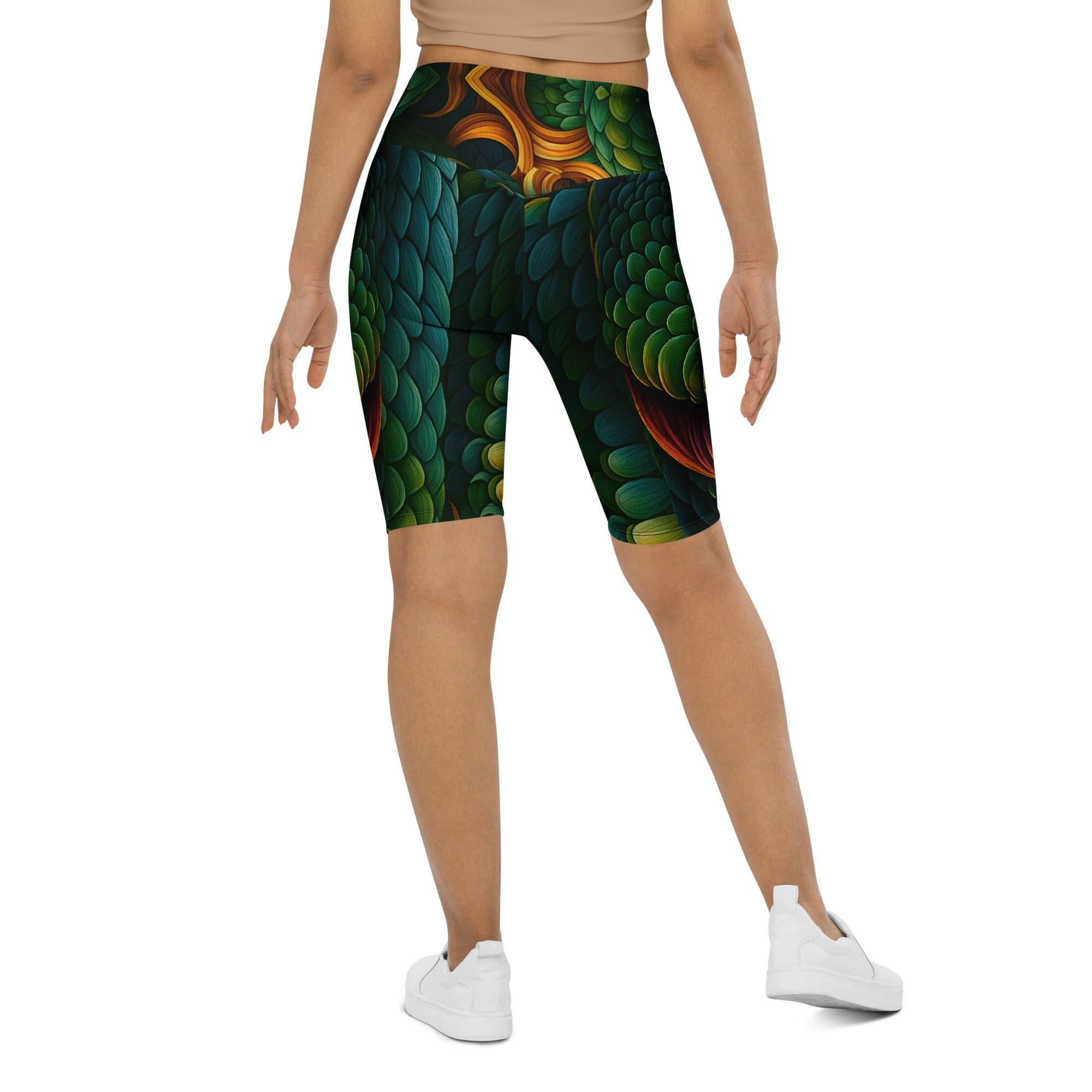Savage Snake Biker Shorts