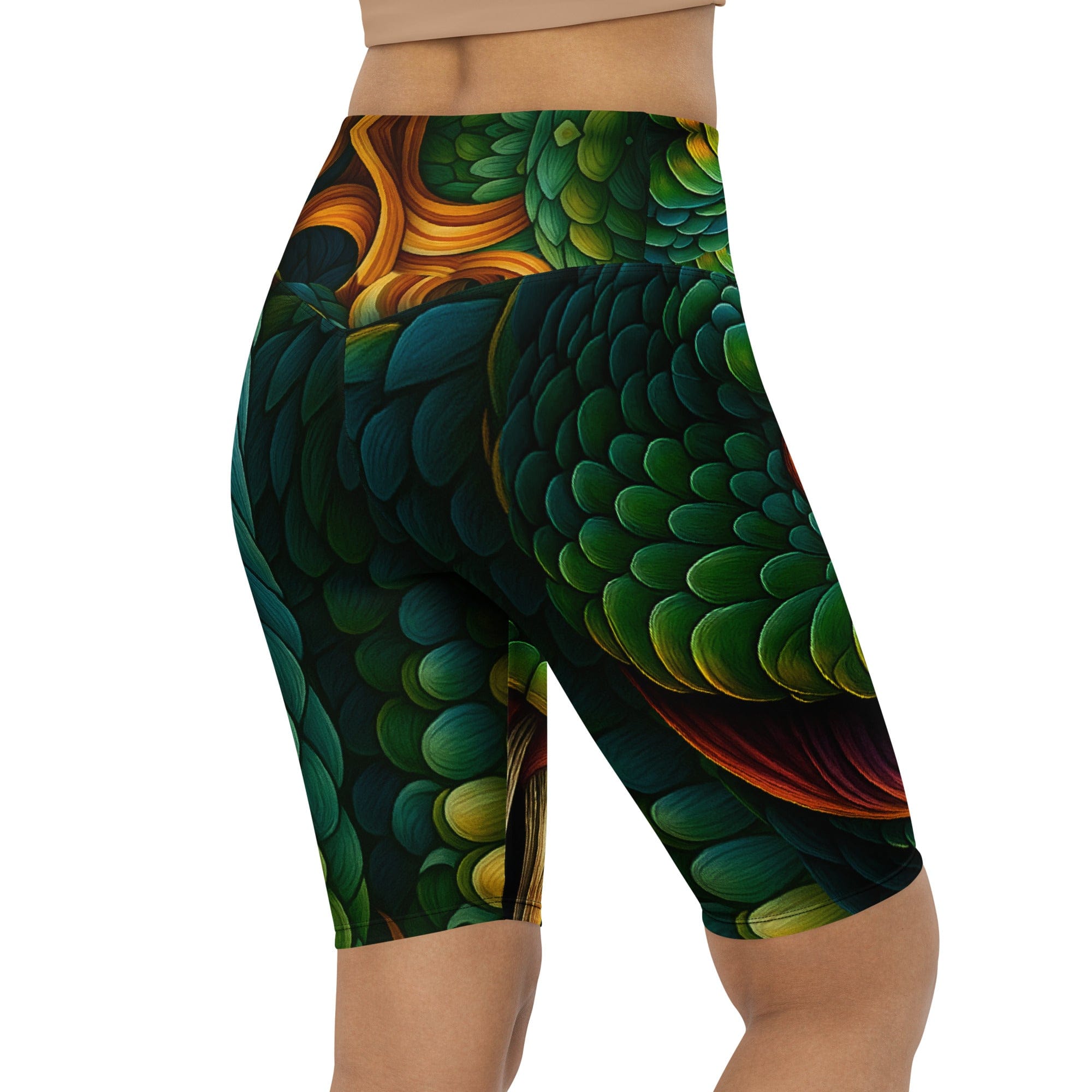 Savage Snake Biker Shorts