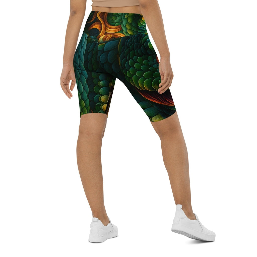 Savage Snake Biker Shorts