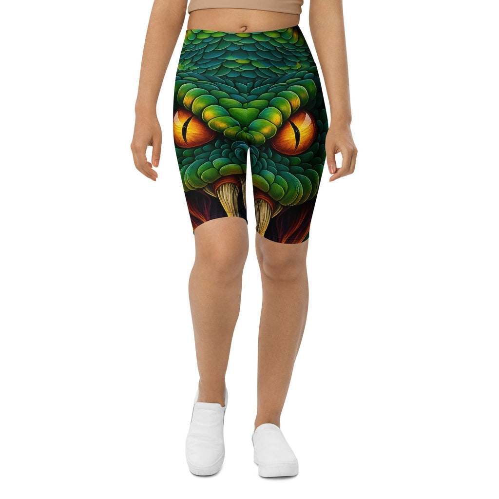 Savage Snake Biker Shorts