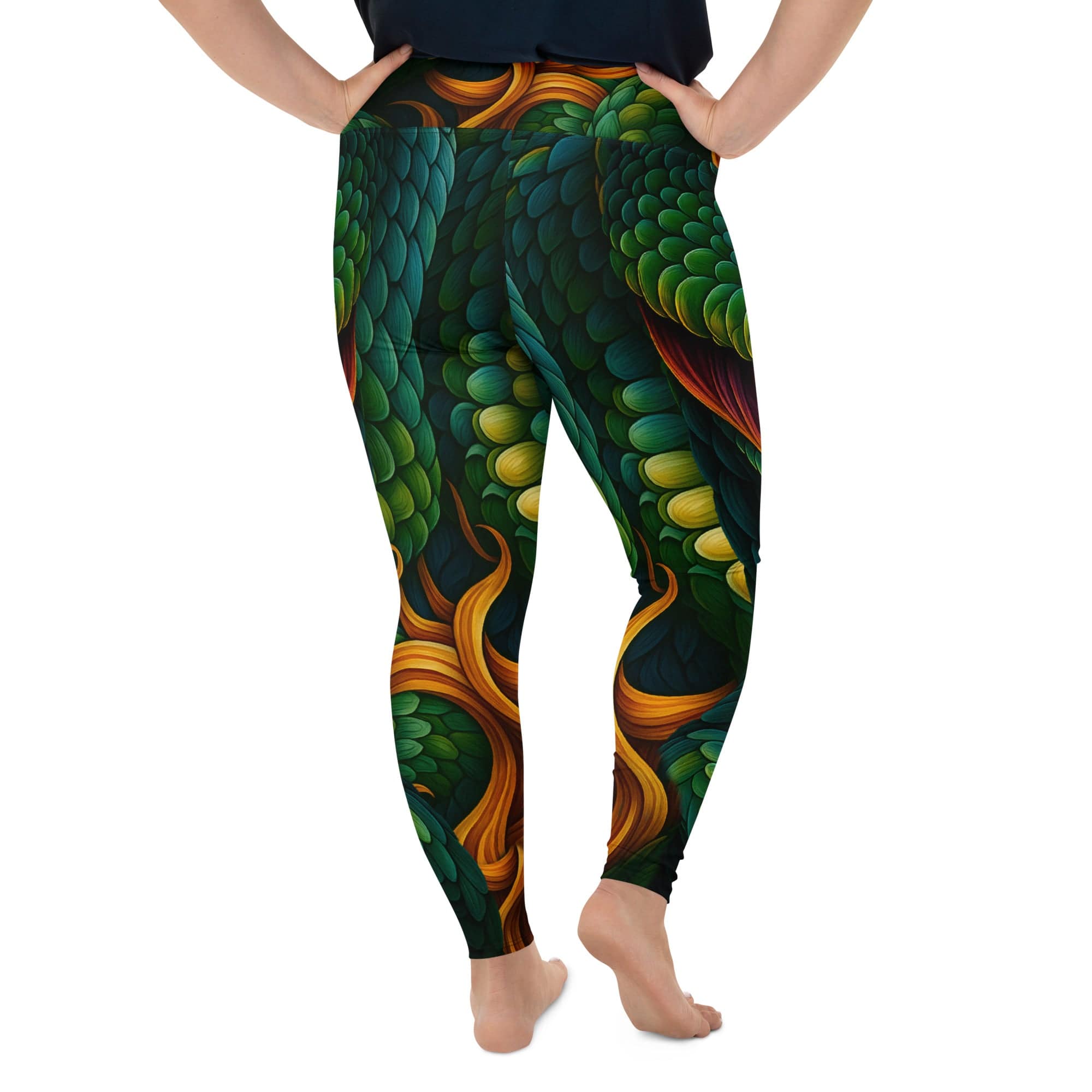 Savage Snake Plus Size Leggings