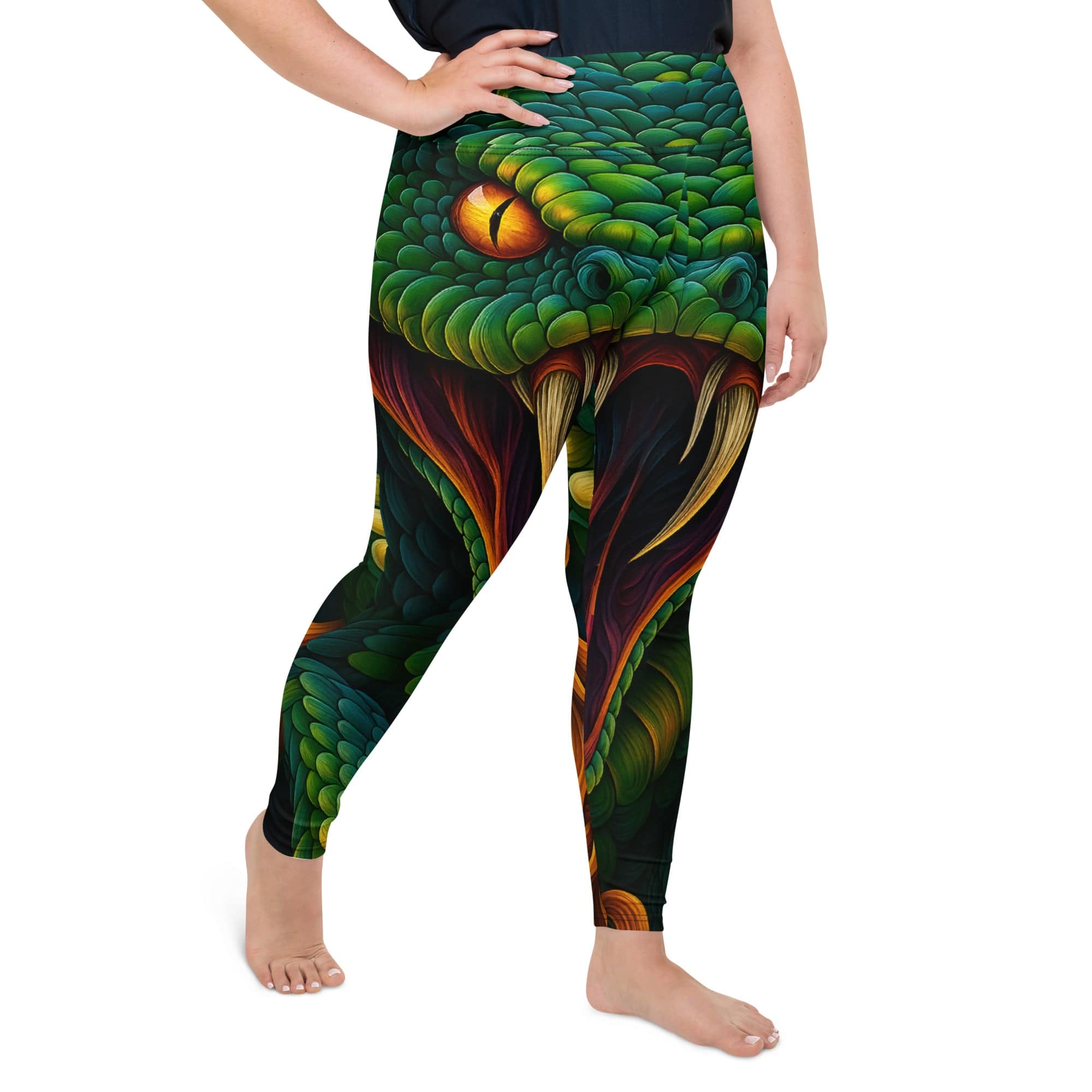 Savage Snake Plus Size Leggings