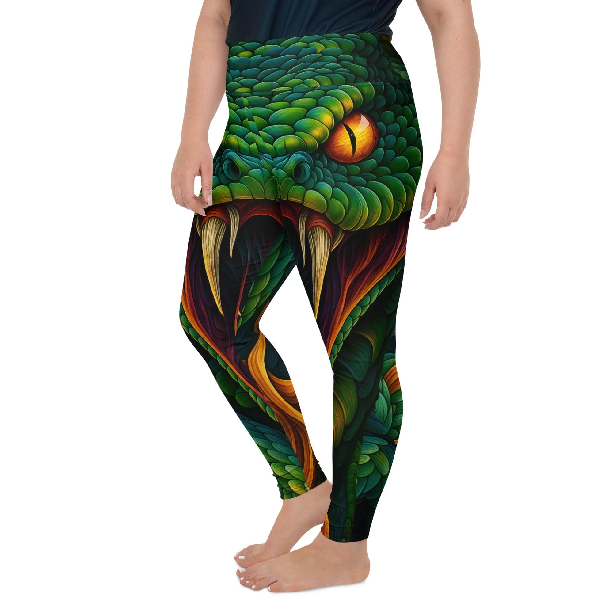 Savage Snake Plus Size Leggings