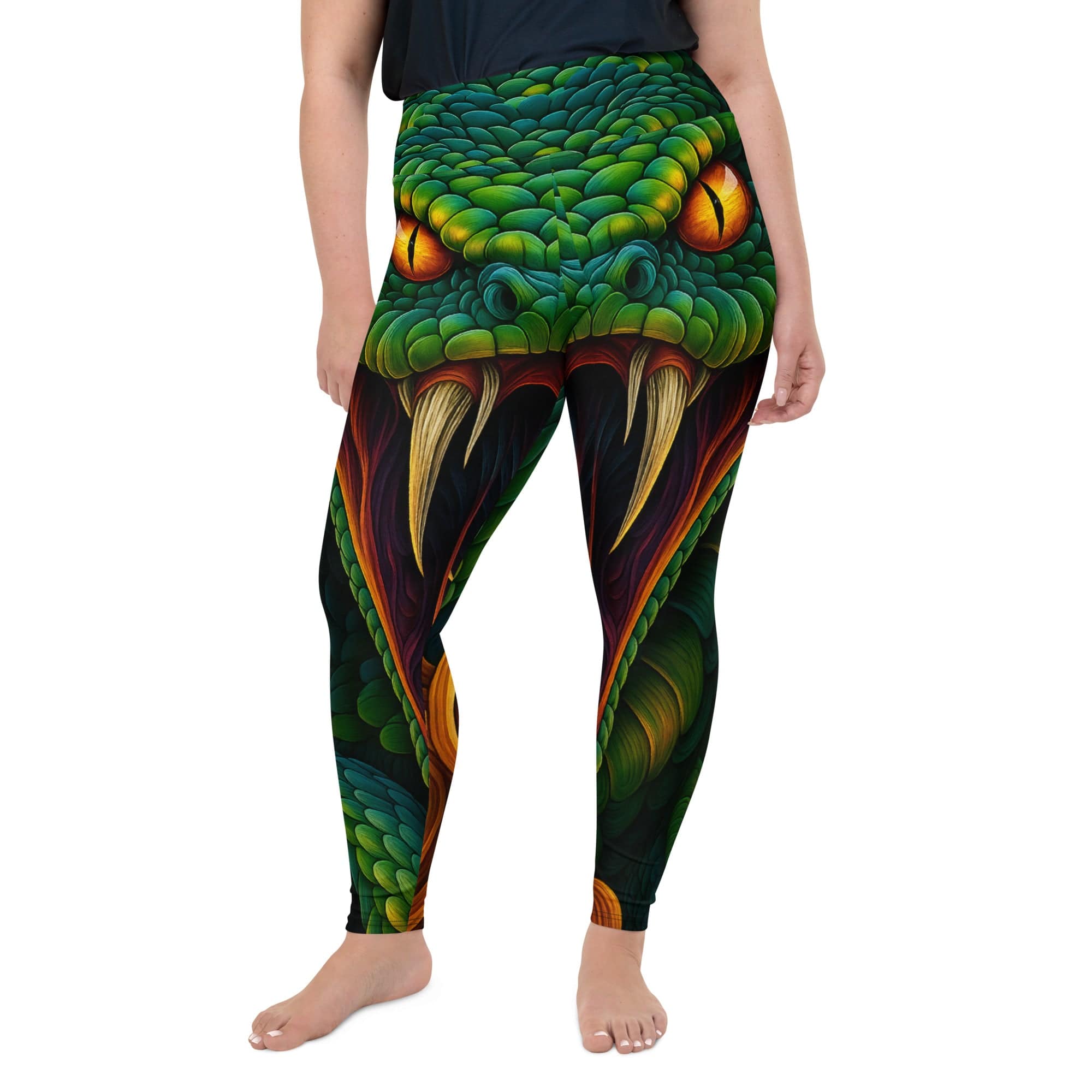 Savage Snake Plus Size Leggings