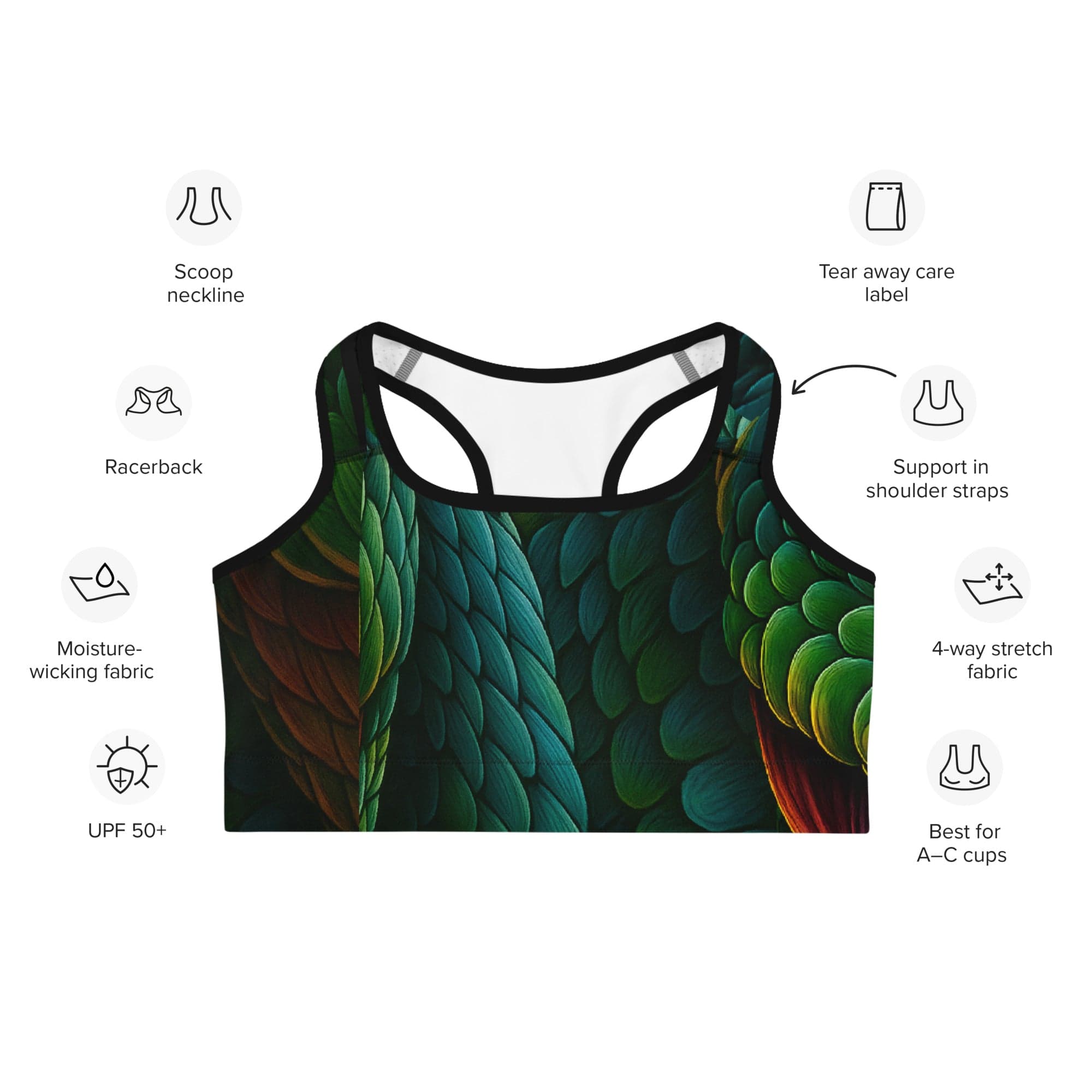 Savage Snake Sports Bra