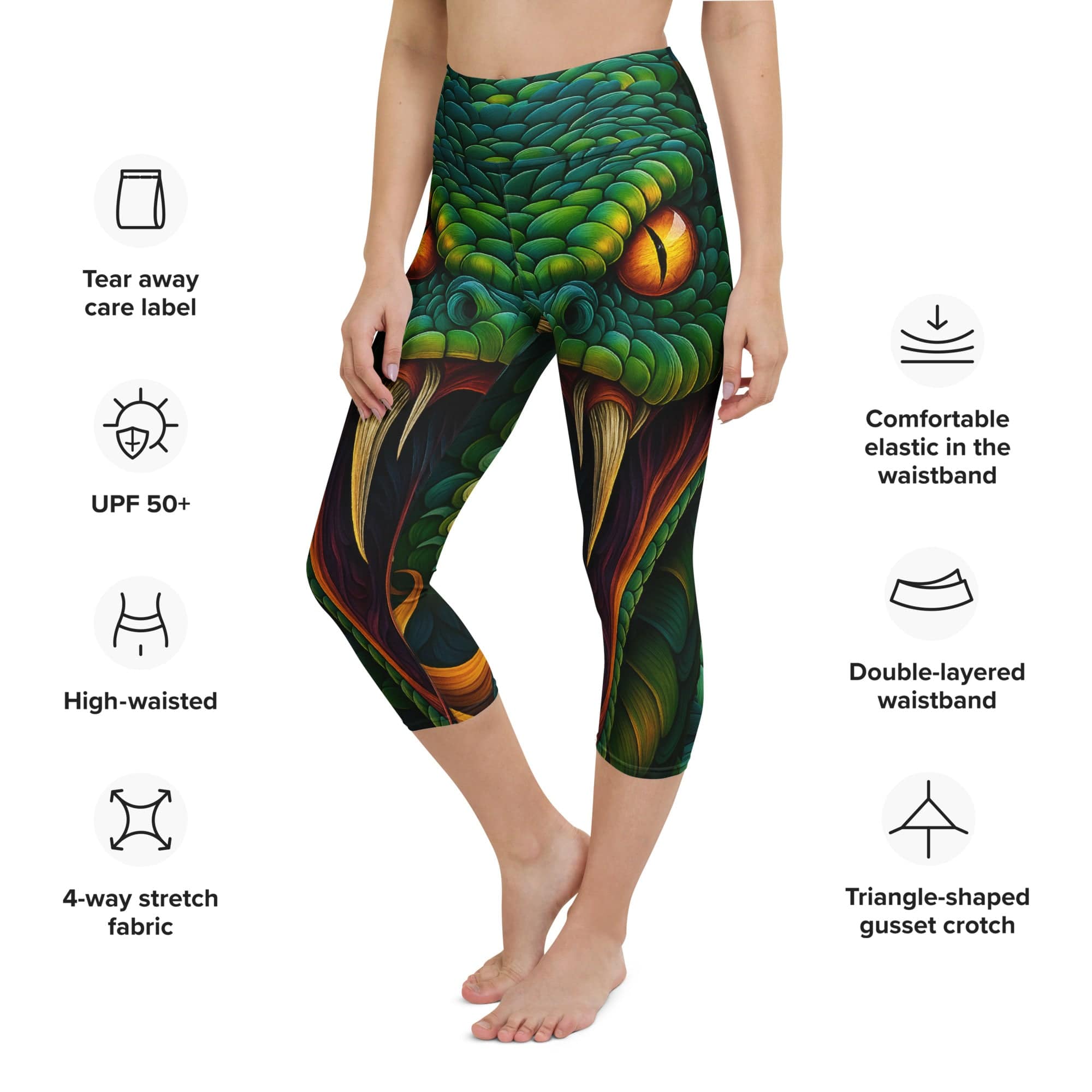 Savage Snake Yoga Capris