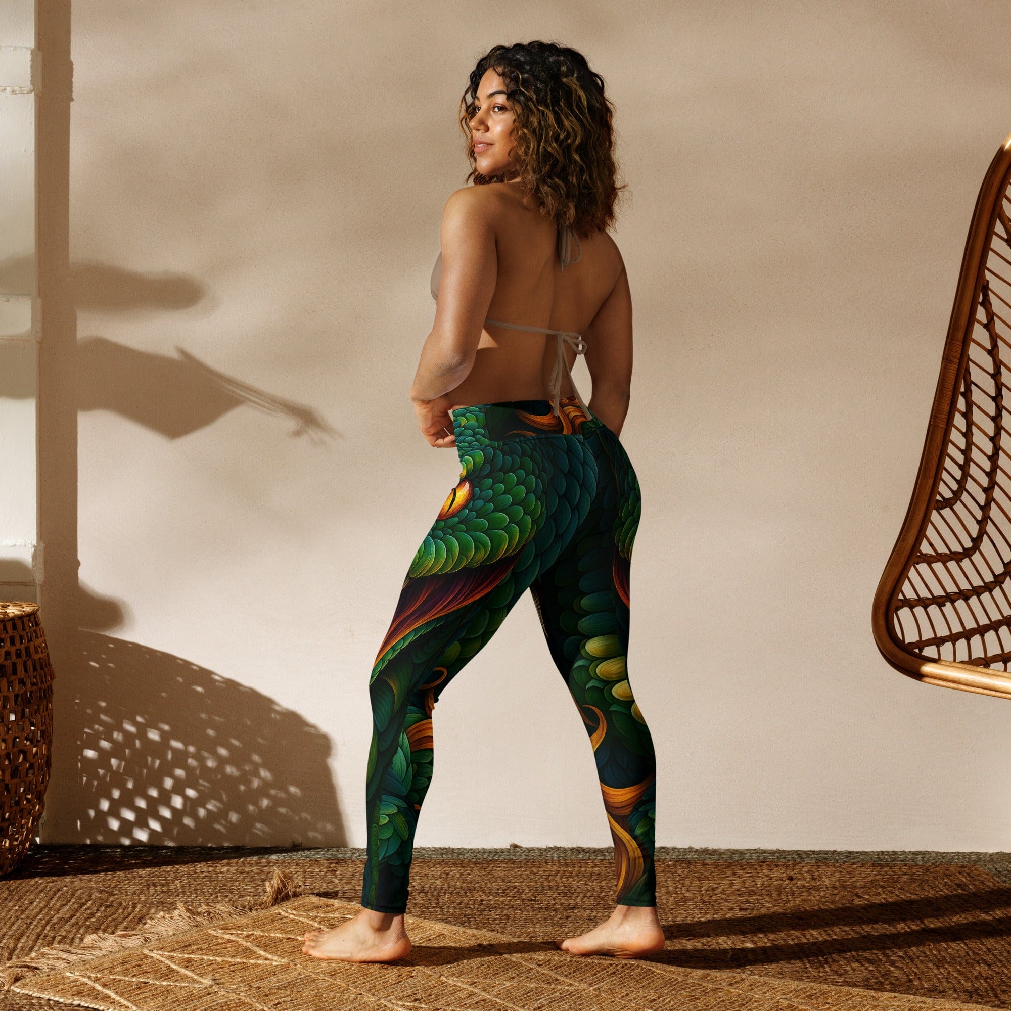 Savage Snake Yoga Leggings