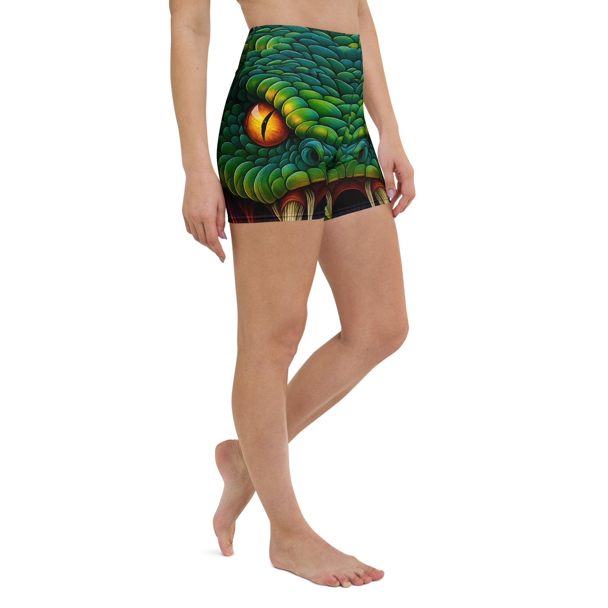 Savage Snake Yoga Shorts