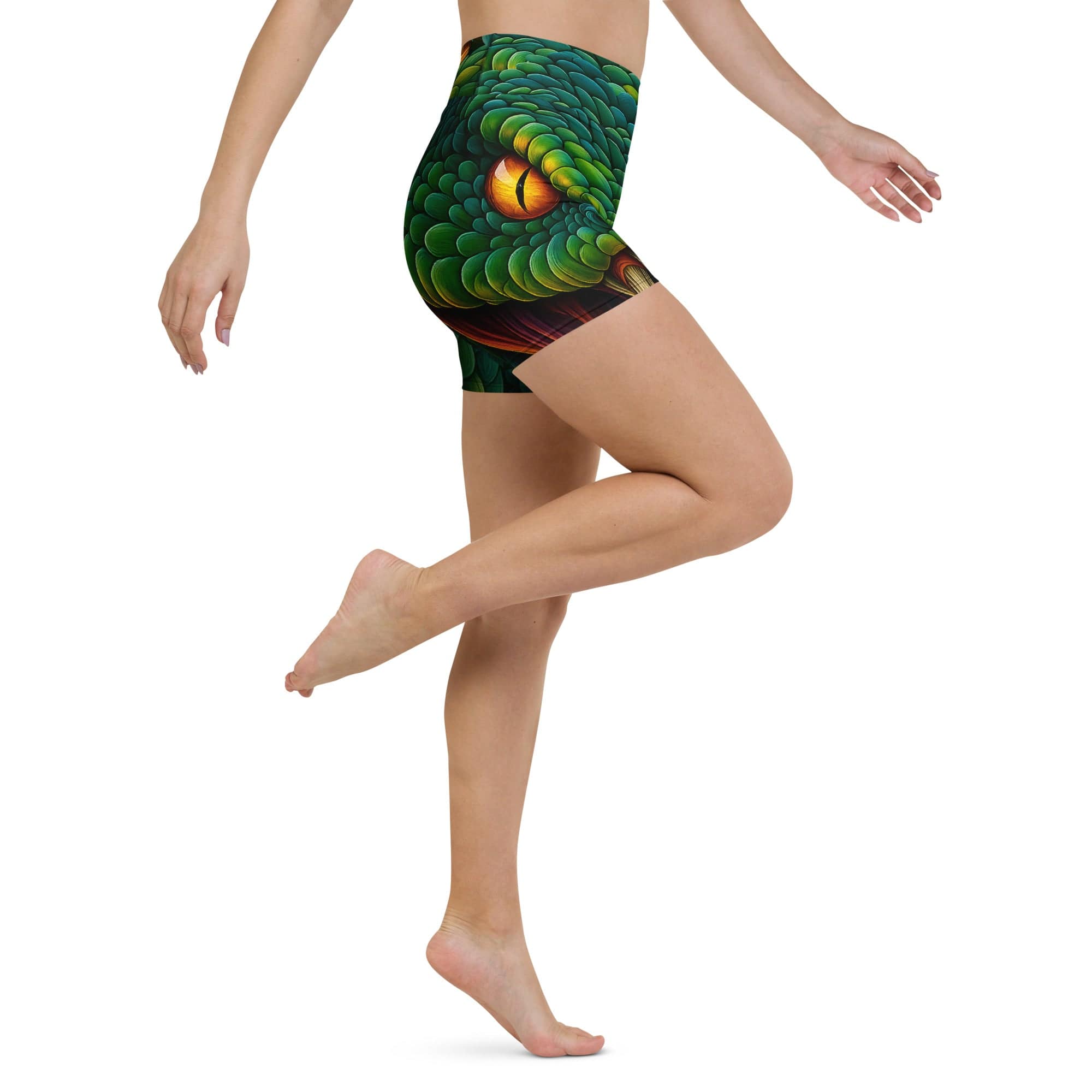 Savage Snake Yoga Shorts