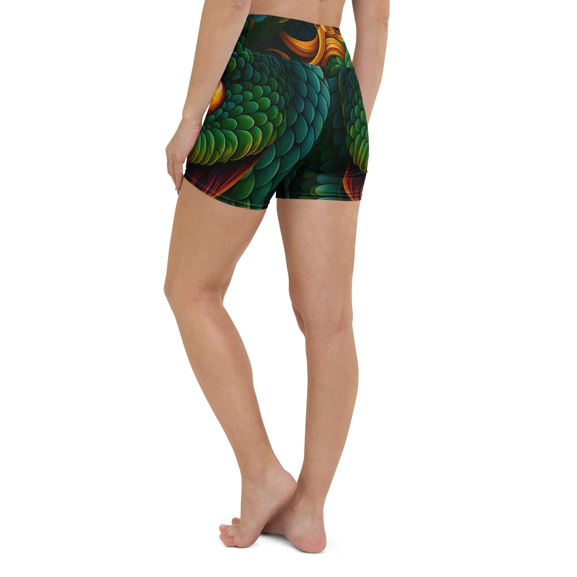 Savage Snake Yoga Shorts
