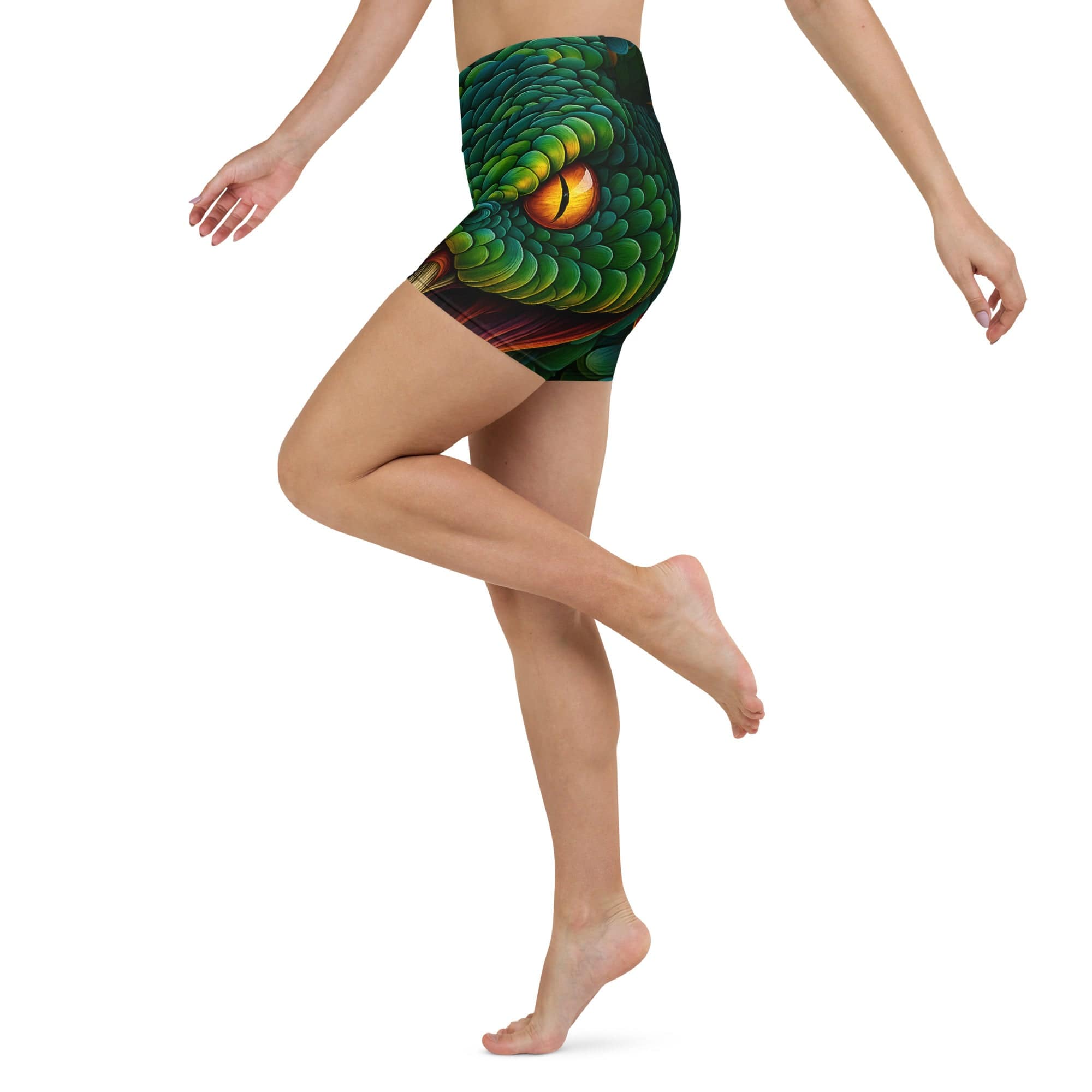 Savage Snake Yoga Shorts
