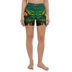 Savage Snake Yoga Shorts