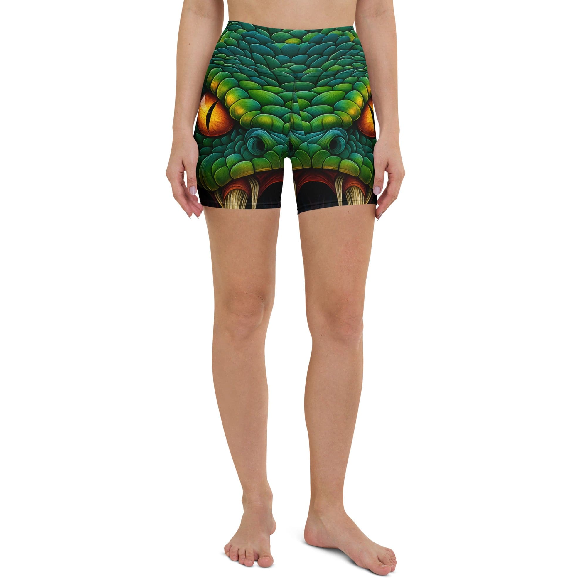 Savage Snake Yoga Shorts