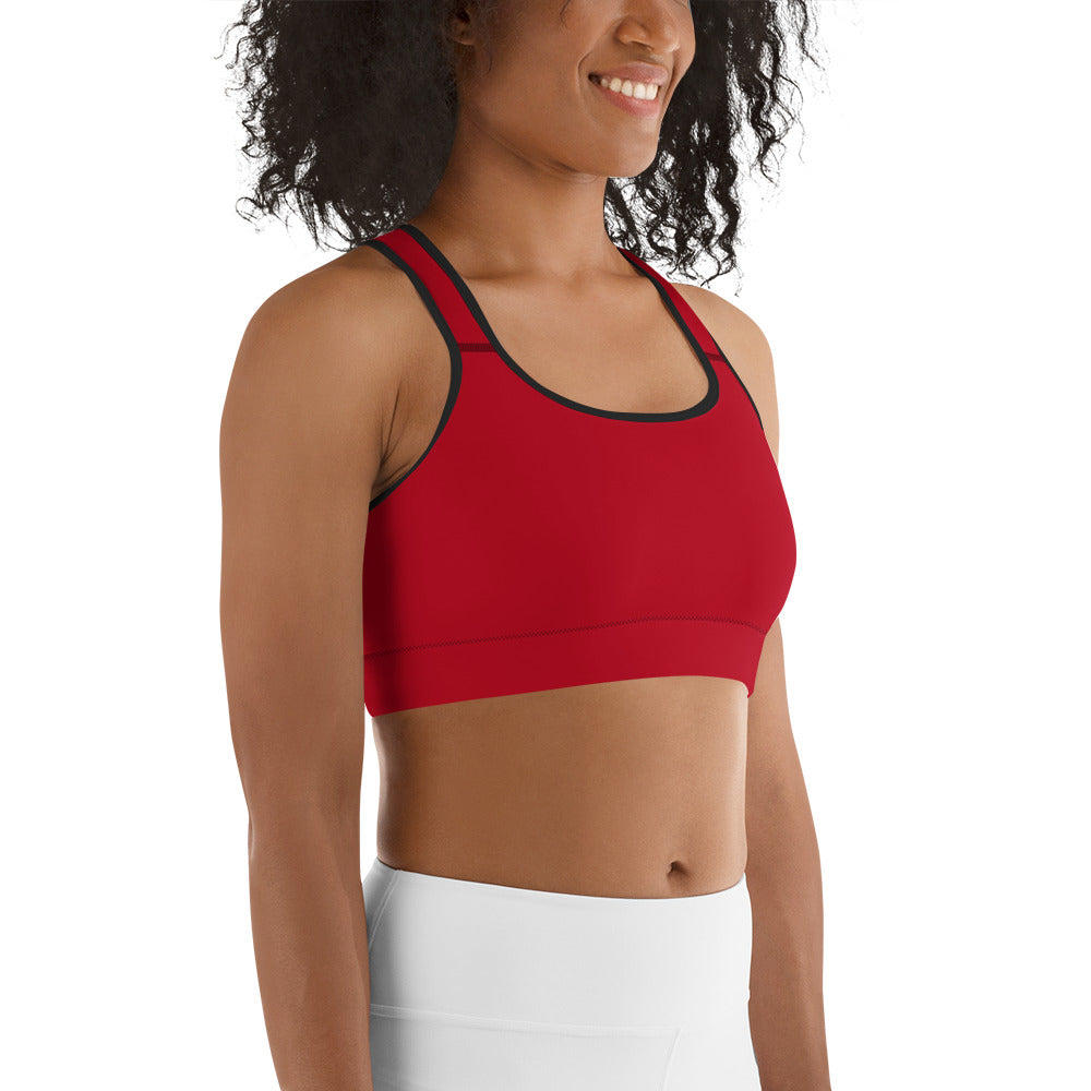 Scarlet Red Sports Bra