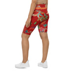 Scarlet Tropics Biker Shorts