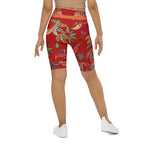 Scarlet Tropics Biker Shorts