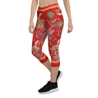 Scarlet Tropics Capris