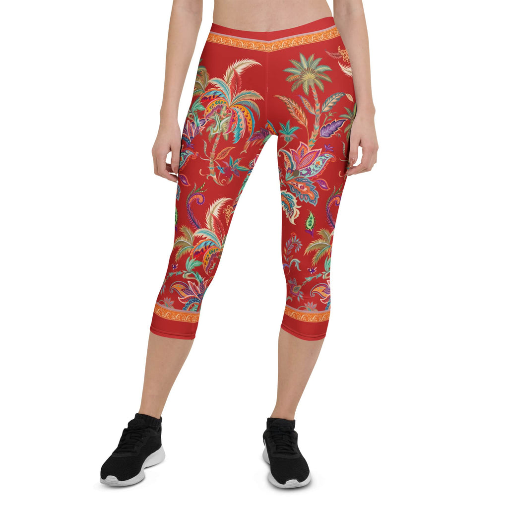 Scarlet Tropics Capris