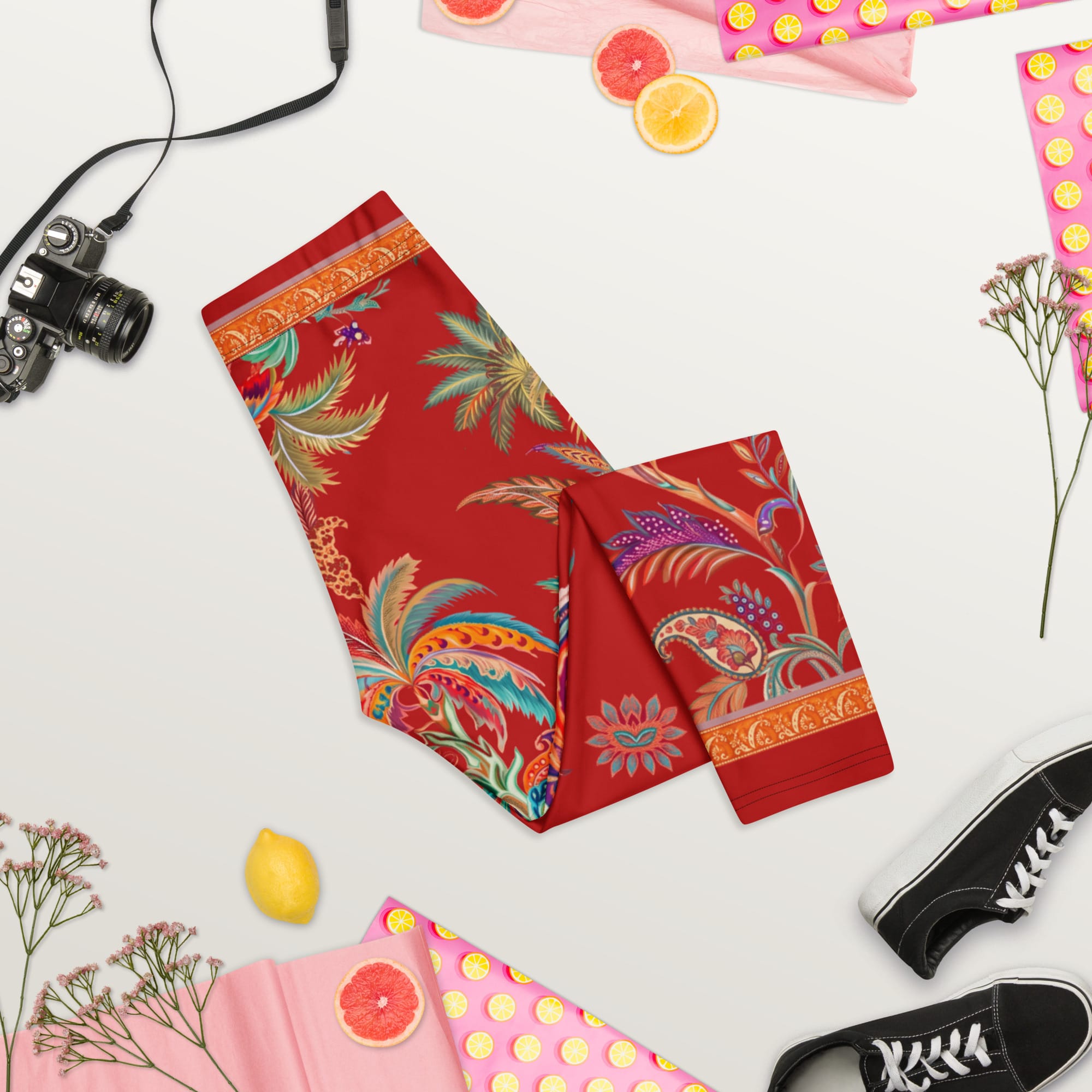 Scarlet Tropics Capris