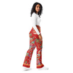 Scarlet Tropics Flare Leggings