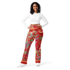 Scarlet Tropics Flare Leggings