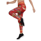 Scarlet Tropics Leggings