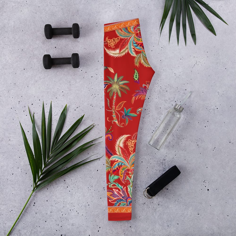 Scarlet Tropics Leggings