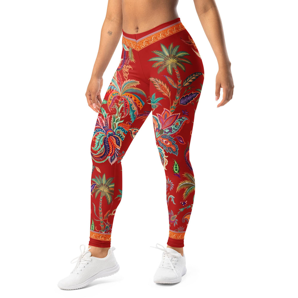 Scarlet Tropics Leggings