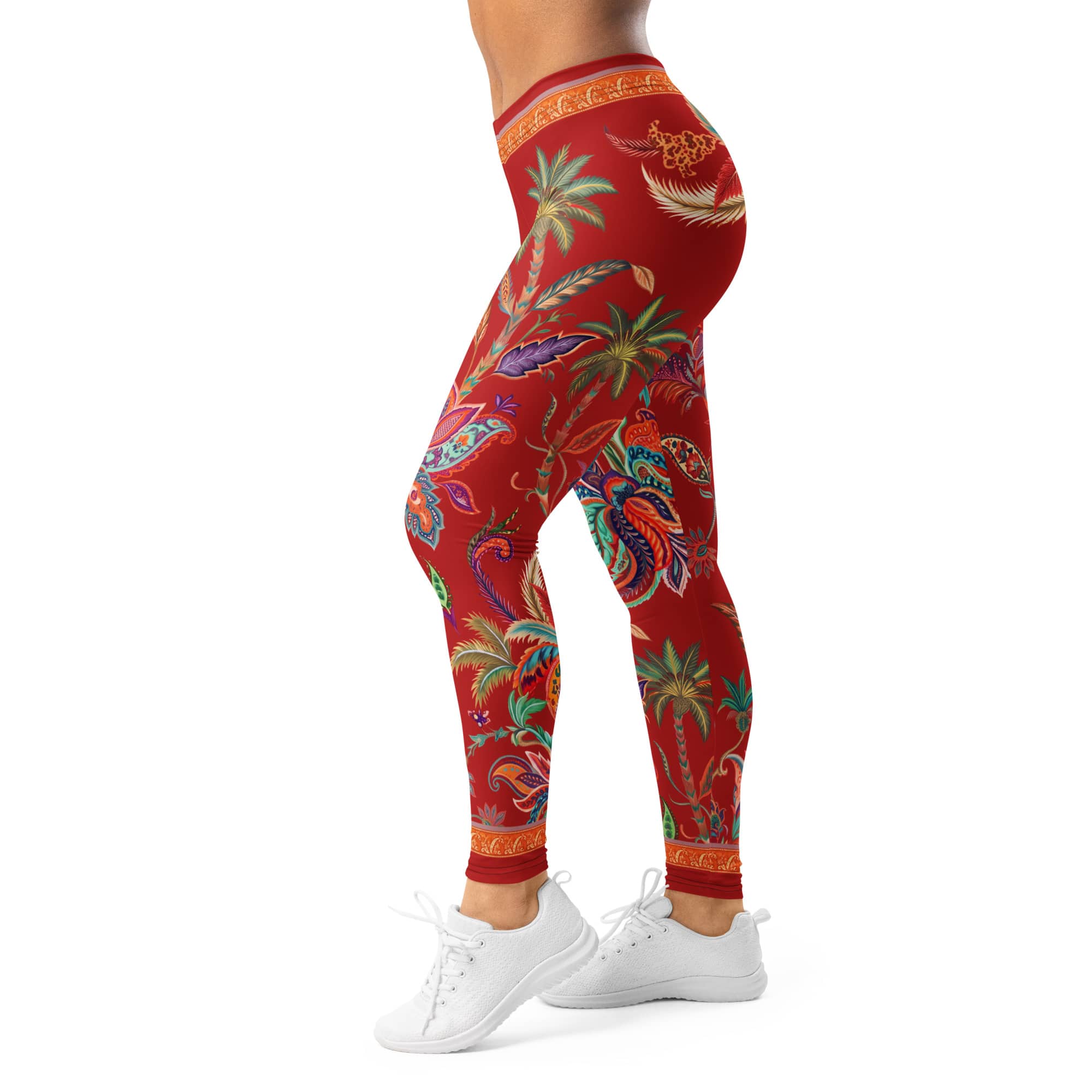 Scarlet Tropics Leggings