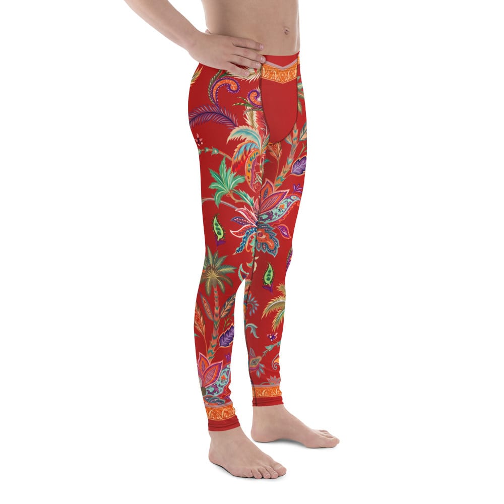 Scarlet Tropics Men's Leggings