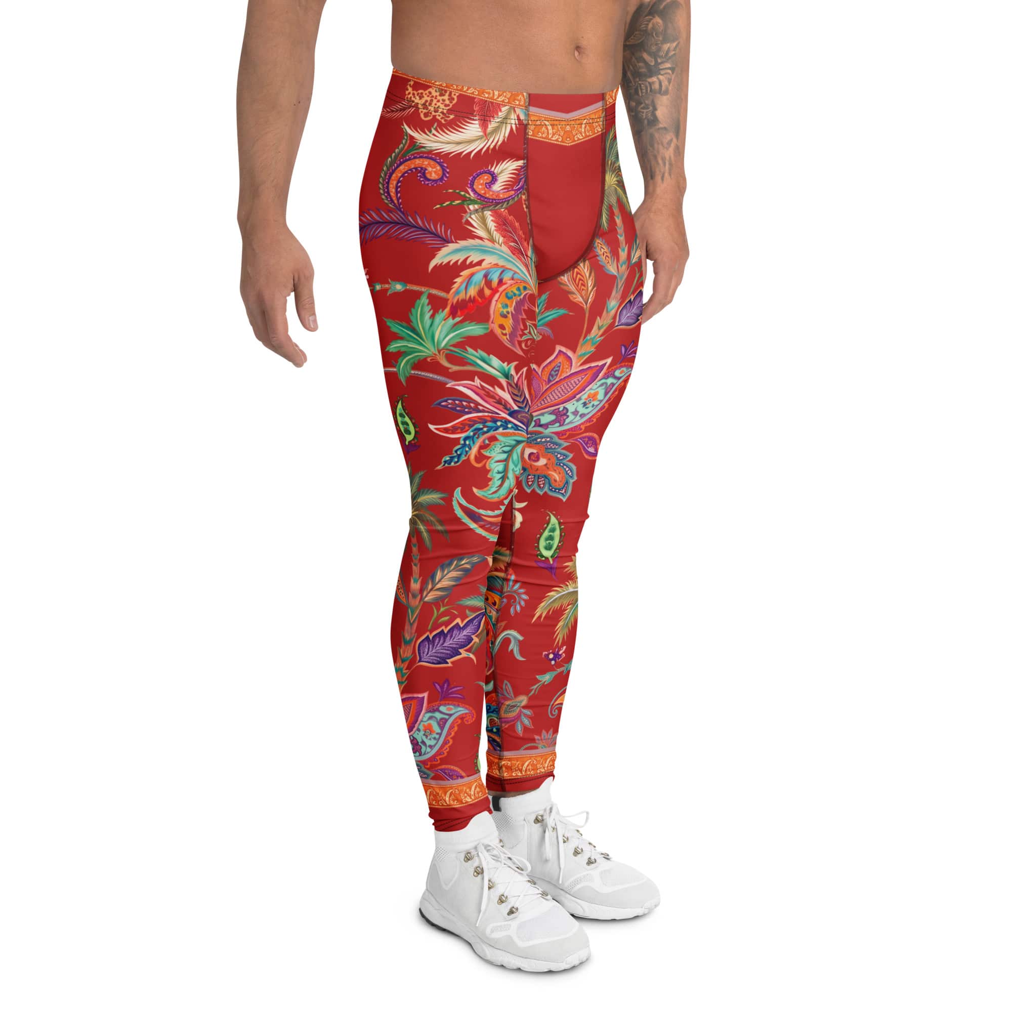Scarlet Tropics Men's Leggings