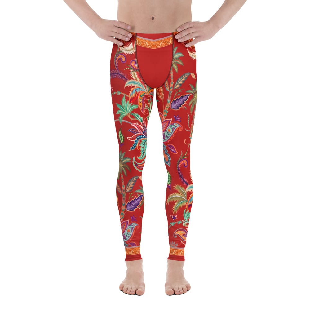 Scarlet Tropics Men's Leggings