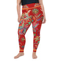 Scarlet Tropics Plus Size Leggings