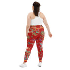 Scarlet Tropics Plus Size Leggings
