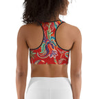 Scarlet Tropics Sports Bra