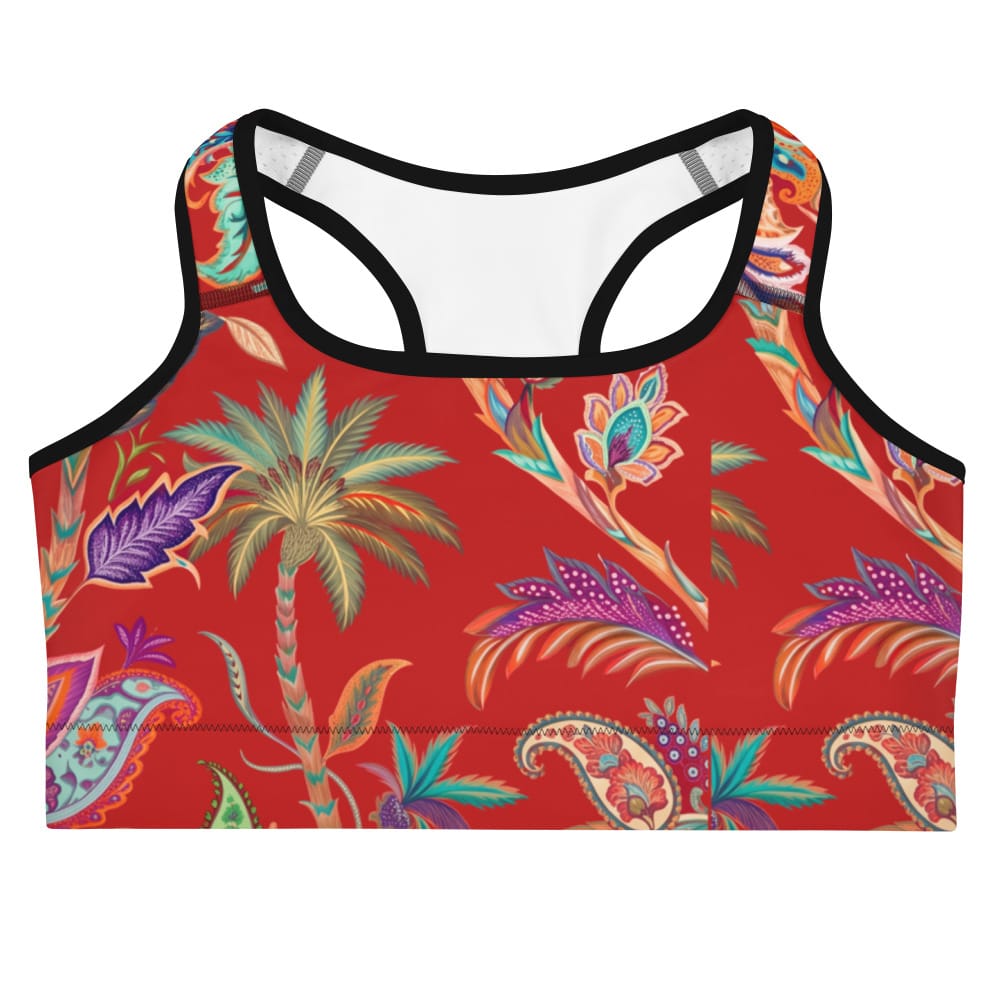 Scarlet Tropics Sports Bra