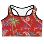Scarlet Tropics Sports Bra