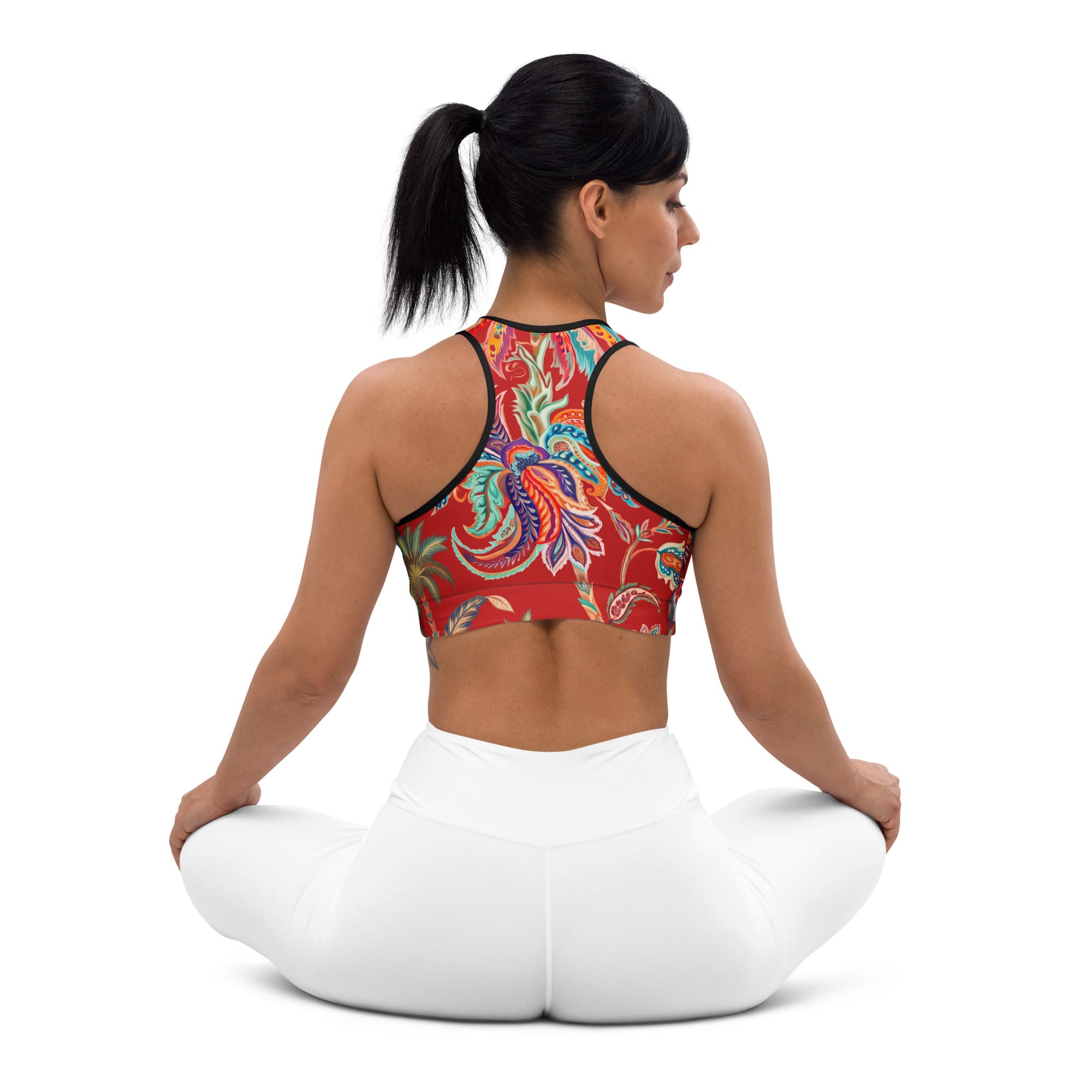 Scarlet Tropics Sports Bra