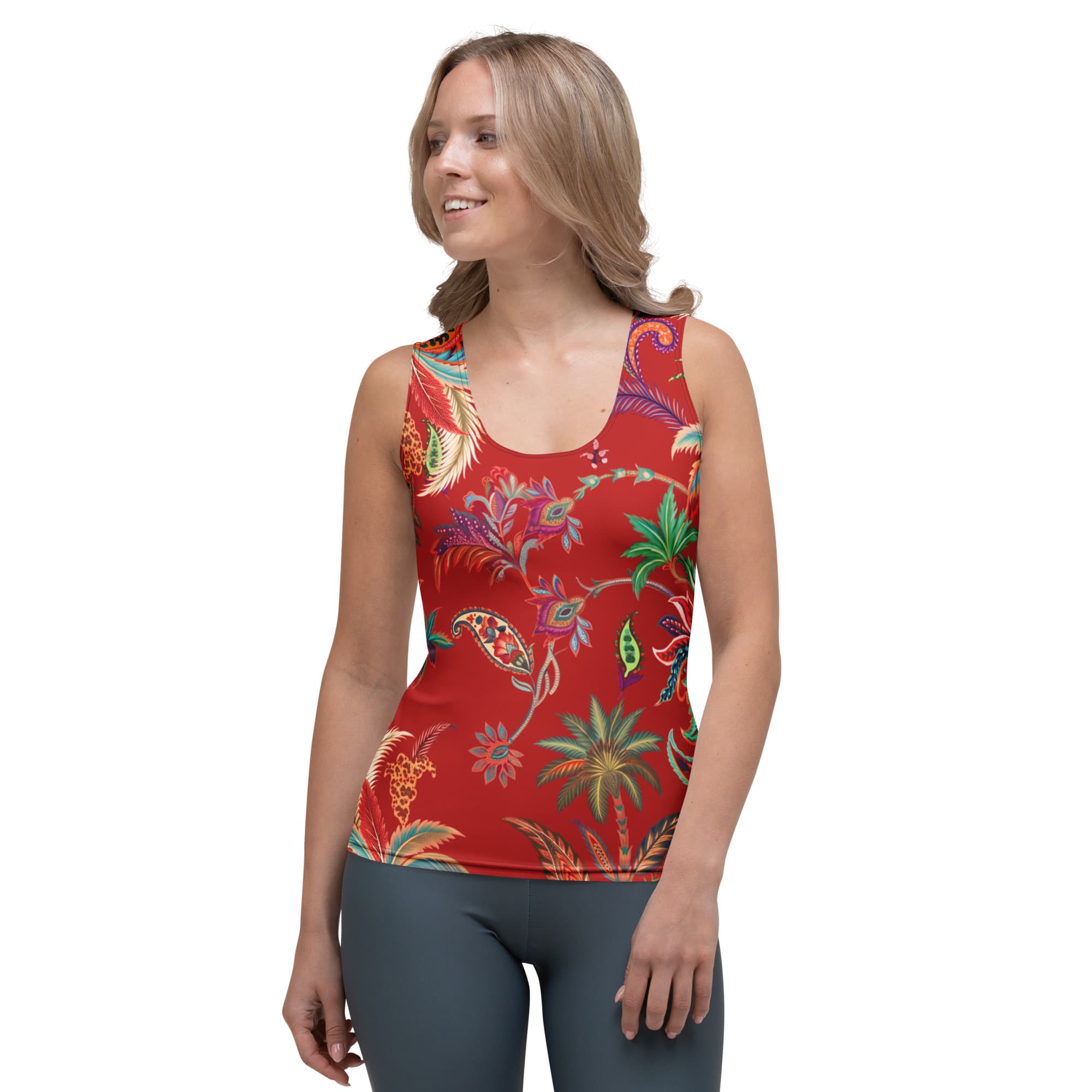 Scarlet Tropics Tank Top