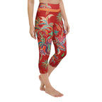 Scarlet Tropics Yoga Capris