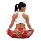 Scarlet Tropics Yoga Leggings