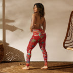 Scarlet Tropics Yoga Leggings