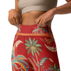 Scarlet Tropics Yoga Leggings