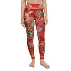 Scarlet Tropics Yoga Leggings