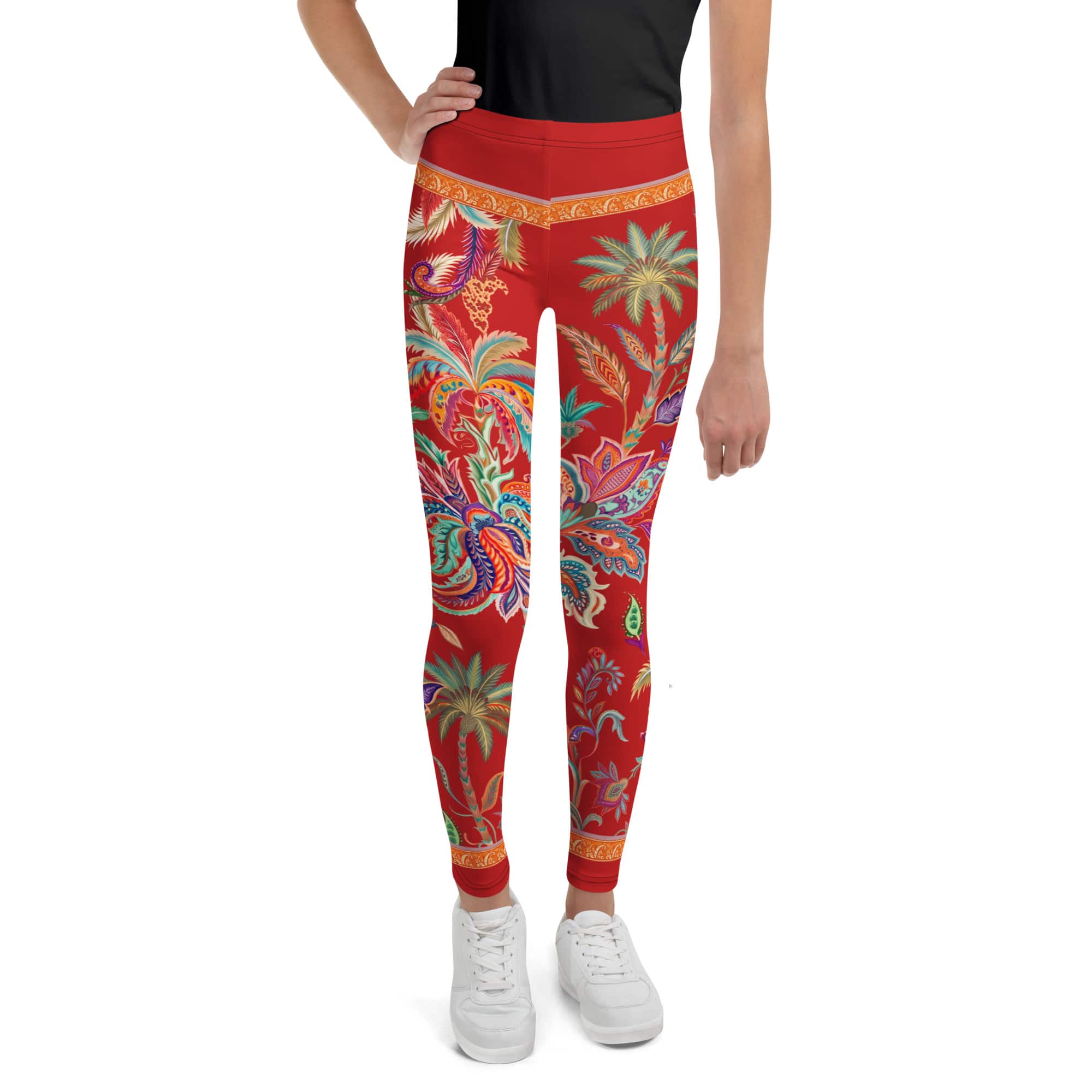 Scarlet Tropics Youth Leggings