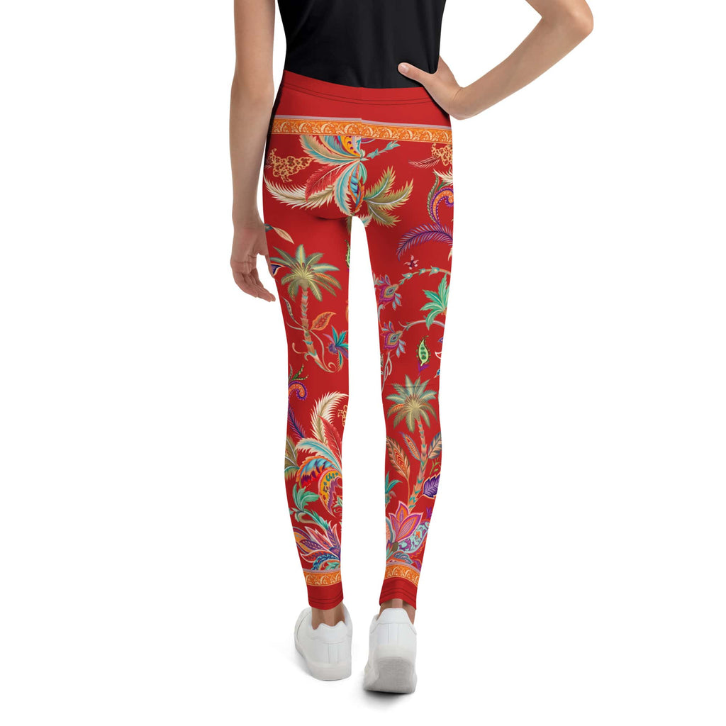 Scarlet Tropics Youth Leggings
