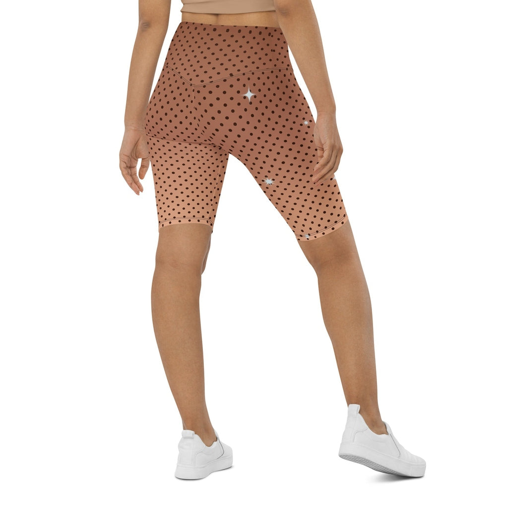 Sequin Mesh Biker Shorts