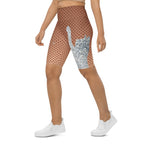 Sequin Mesh Biker Shorts